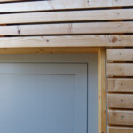 Garage Holzfassade