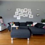 Sofa Wohnzimmer mit Kinderecke