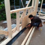 Anbringen der OSB Platten