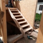 Provisorische Innentreppe