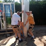 Lieferung Eingangstüre - Innenansicht