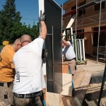 Lieferung Eingangstüre Aussenansicht