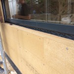 Flache Fensterrahmen