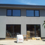 Haus verputzt Südansicht