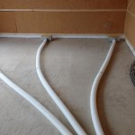 Verrohrungen für Wohnraumlüftung