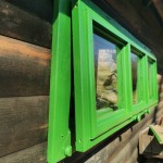 In "Steyrer-Traktor-Grün" gestrichen