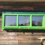 Neu gebautes Fenster