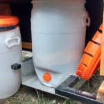 Tank für Hinterlassenschaften