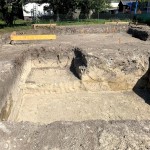 Aushub Pool und Technik-Schacht