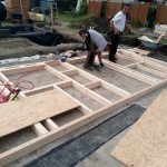 Arbeiten auf der Baustelle