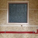 Lage der Außen-Wasserleitung in der Installationsebene